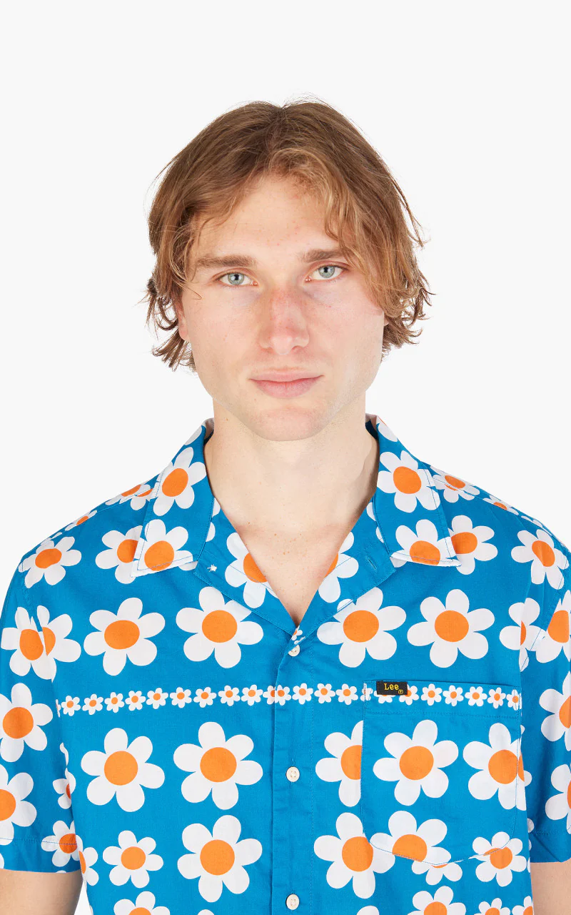 Lee 101 101 Resort Shirt Orange Crush - Image 6