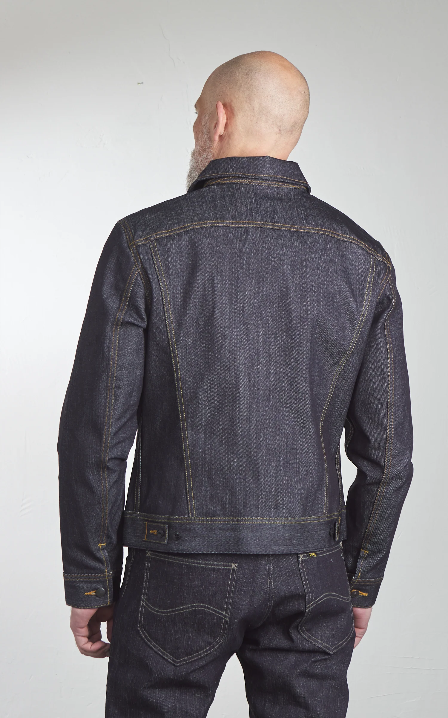 Lee 101 101 Rider Jacket Dry Blue 14.75oz - Image 6