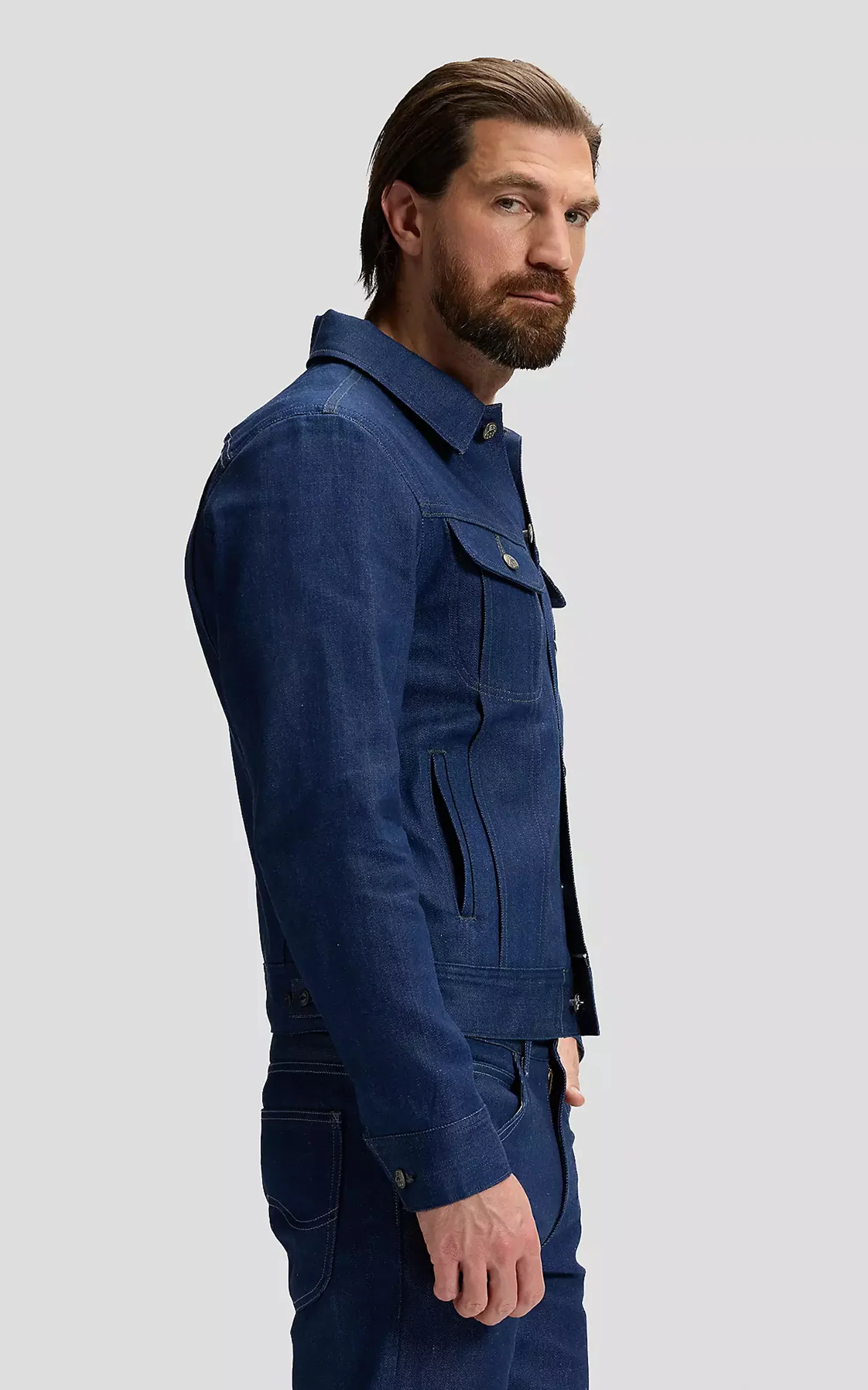 Lee 101 101 Rider Jacket Dry Red Cast 11.75oz - Image 5
