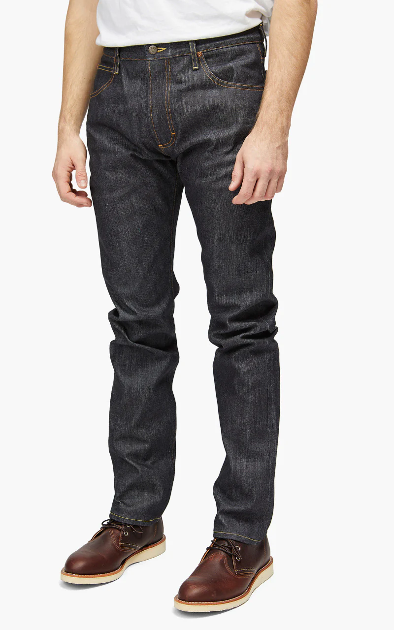 Lee 101 101 Rider Jeans Dry Selvedge Indigo 13.75oz - Image 4