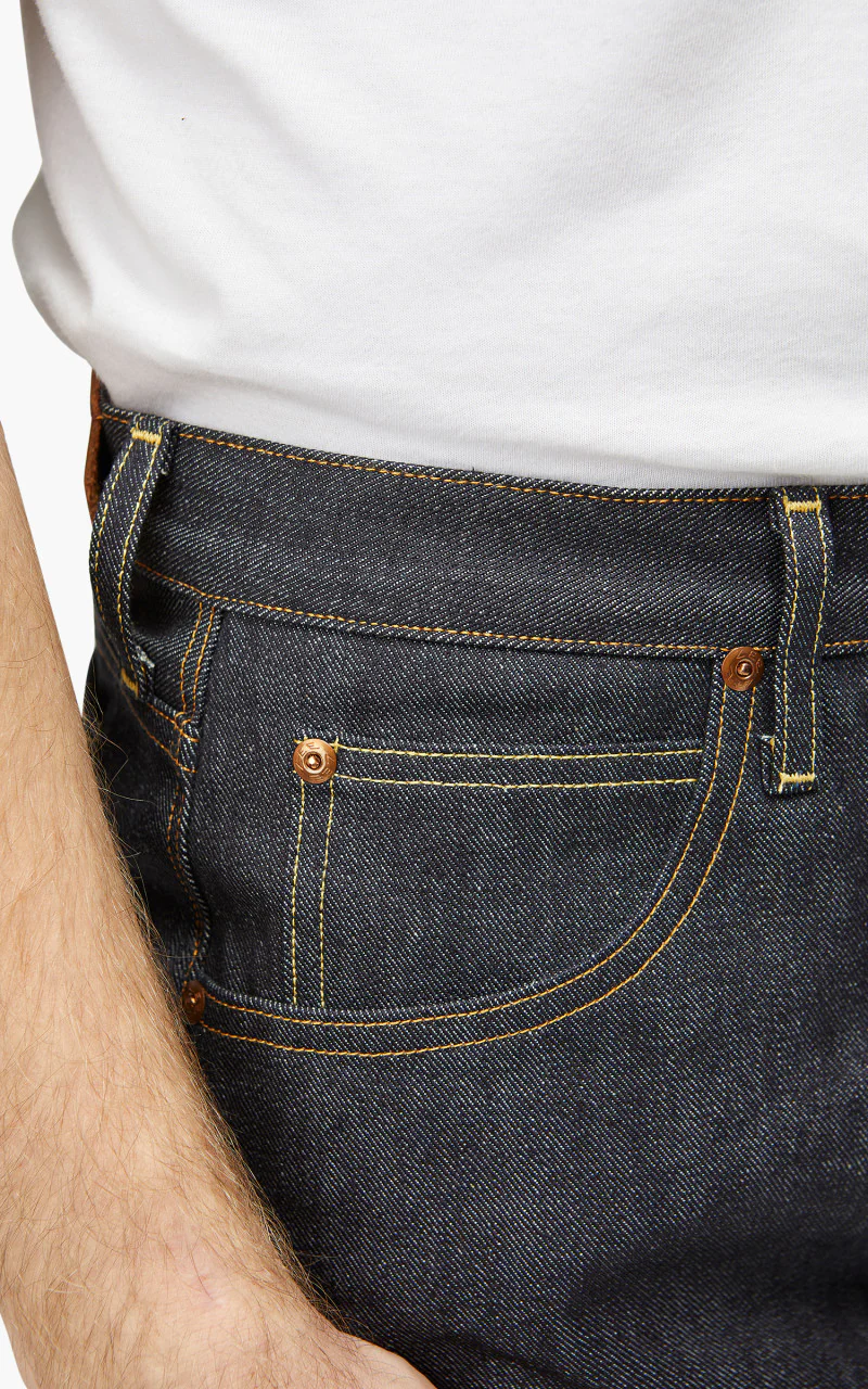 Lee 101 101 Rider Jeans Dry Selvedge Indigo 15oz - Image 8