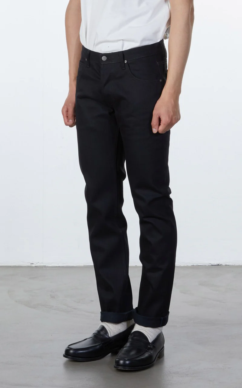 Lee 101 101 S Jeans Dry Black Selvedge 13oz - Image 4