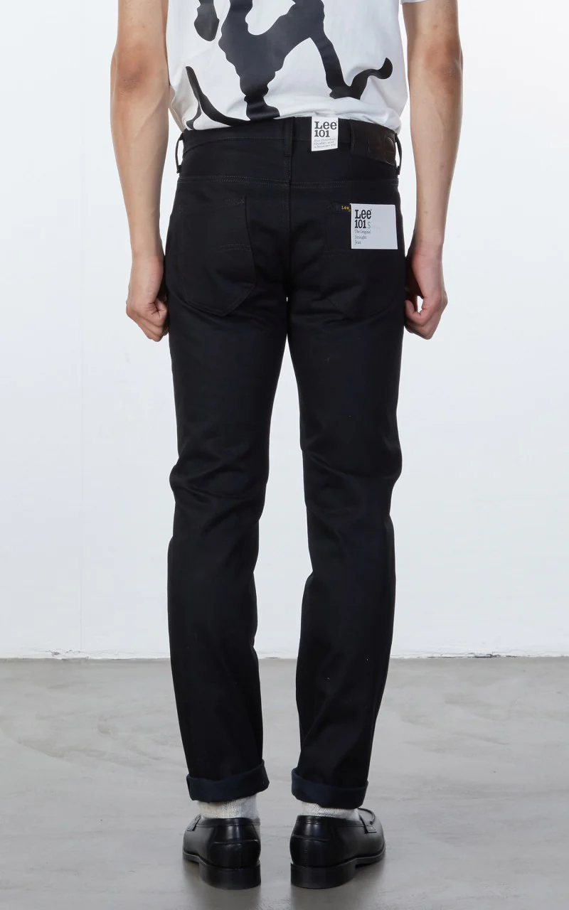 Lee 101 101 S Jeans Dry Black Selvedge 13oz - Image 5
