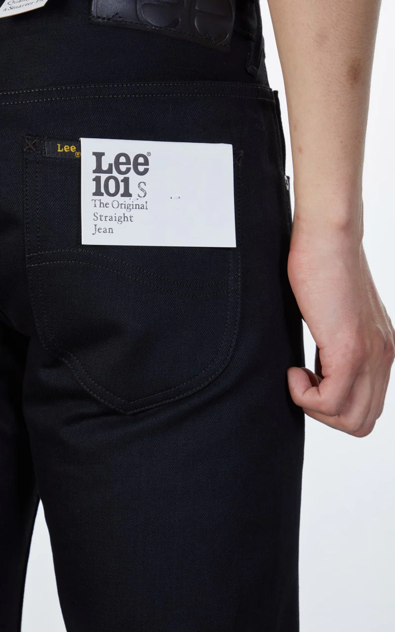 Lee 101 101 S Jeans Dry Black Selvedge 13oz - Image 8