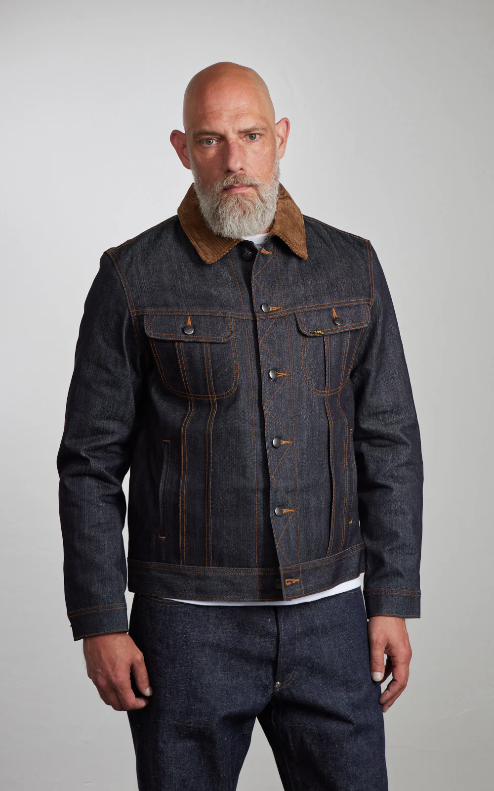 Lee 101 101 Storm Rider Jacket Blanket Lined Dry Indigo 14.75oz - Image 3