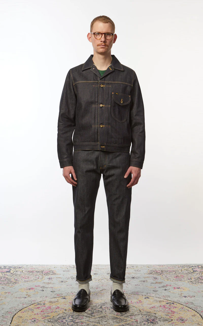 Lee 101 101 T Jeans Dry Rigid Indigo Selvedge 13.75oz - Image 2