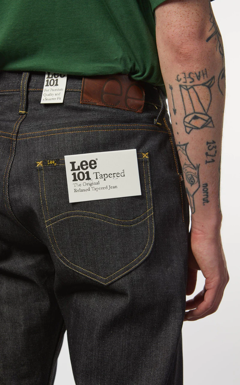 Lee 101 101 T Jeans Dry Rigid Indigo Selvedge 13.75oz - Image 8