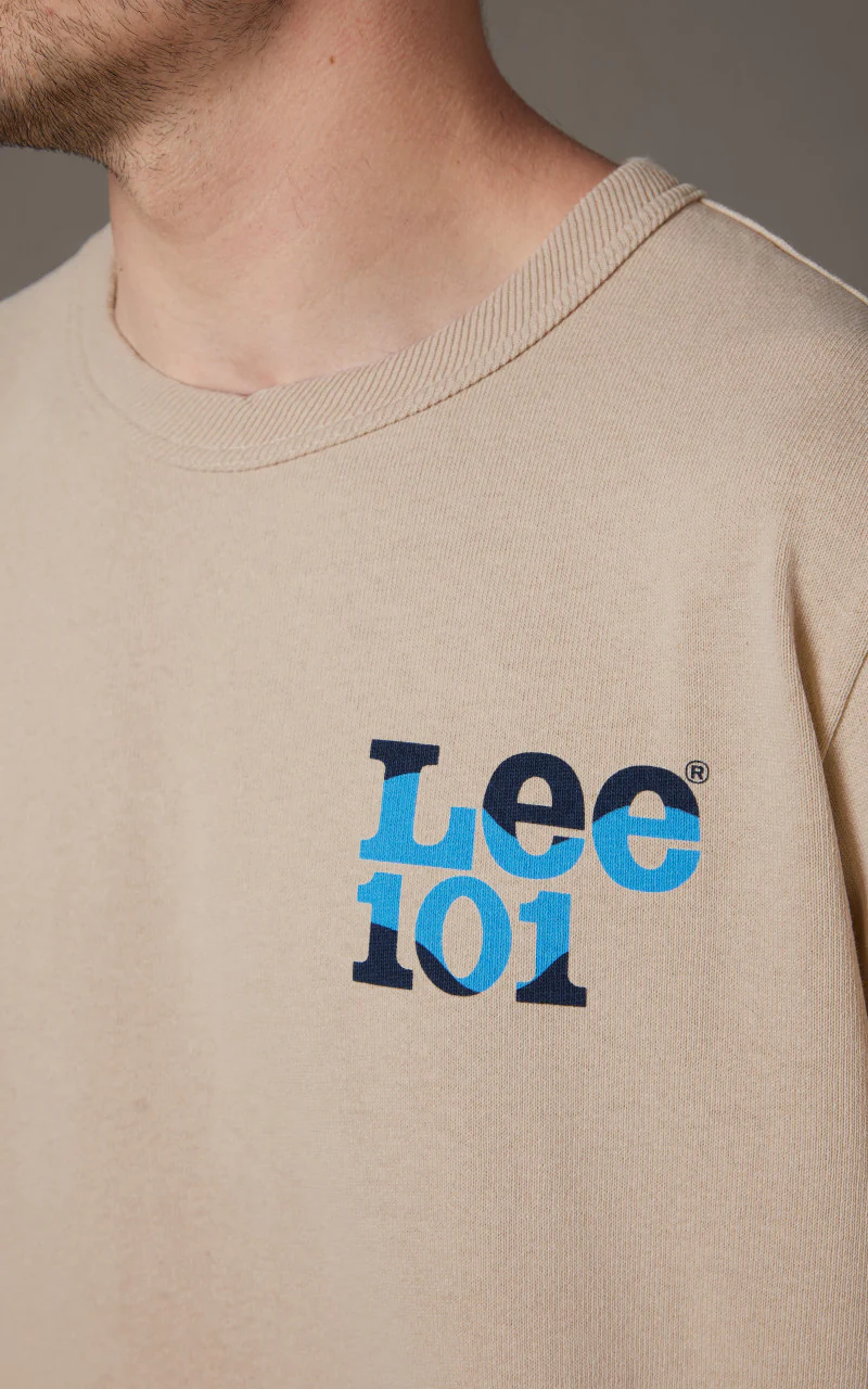 Lee 101 101 Tee Greige - Image 5