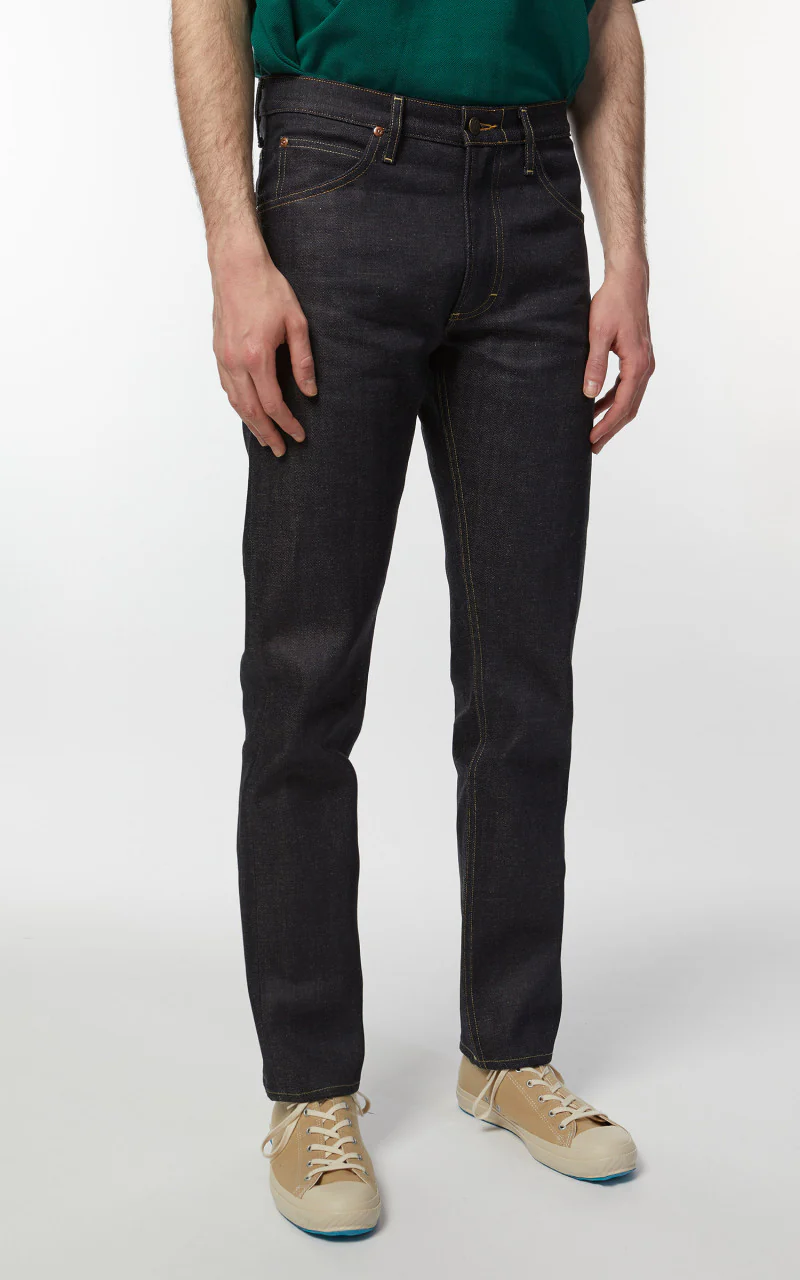 Lee 101 101 Z Jeans Dry Cotton Linen Selvedge Denim 14oz - Image 5