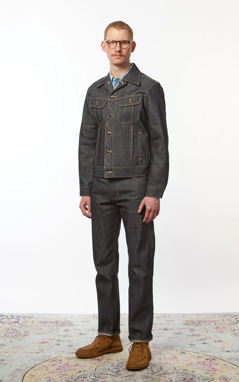 Lee 101 101 Z Jeans Dry Indigo Selvage 13.75oz - Image 3