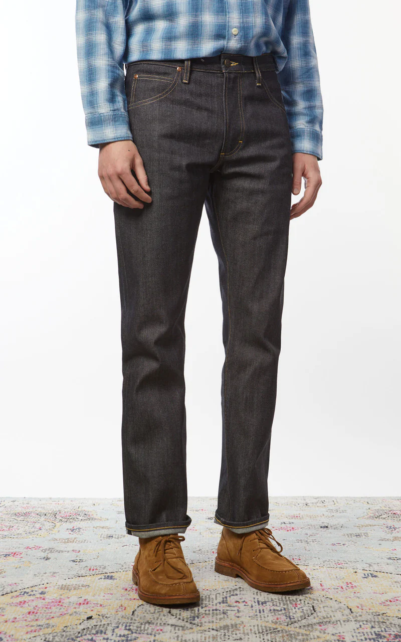 Lee 101 101 Z Jeans Dry Indigo Selvage 13.75oz - Image 5