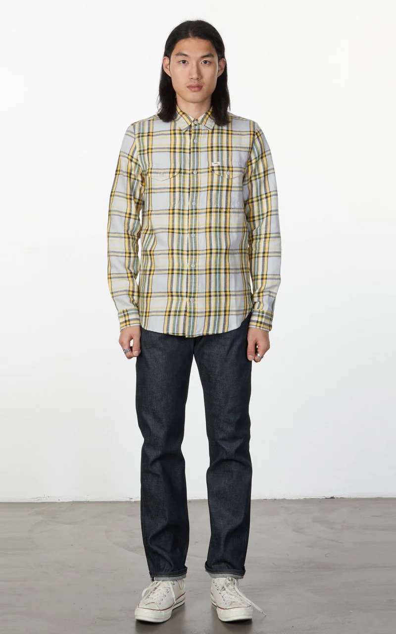 Lee 101 101 Z Jeans Dry Selvage Denim Indigo 14.75oz - Image 2