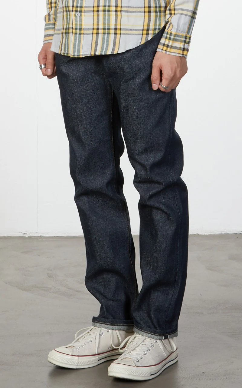 Lee 101 101 Z Jeans Dry Selvage Denim Indigo 14.75oz - Image 4