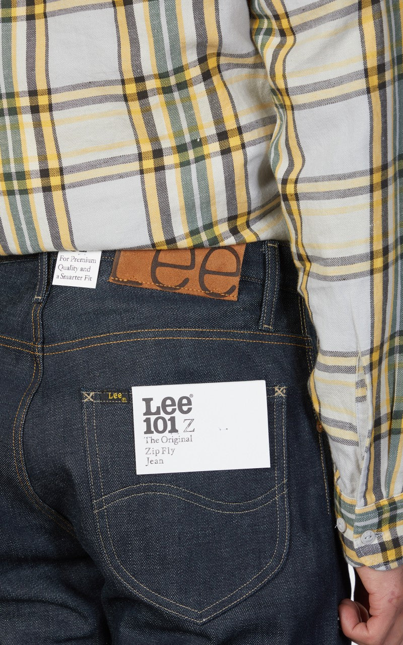 Lee 101 101 Z Jeans Dry Selvage Denim Indigo 14.75oz - Image 8