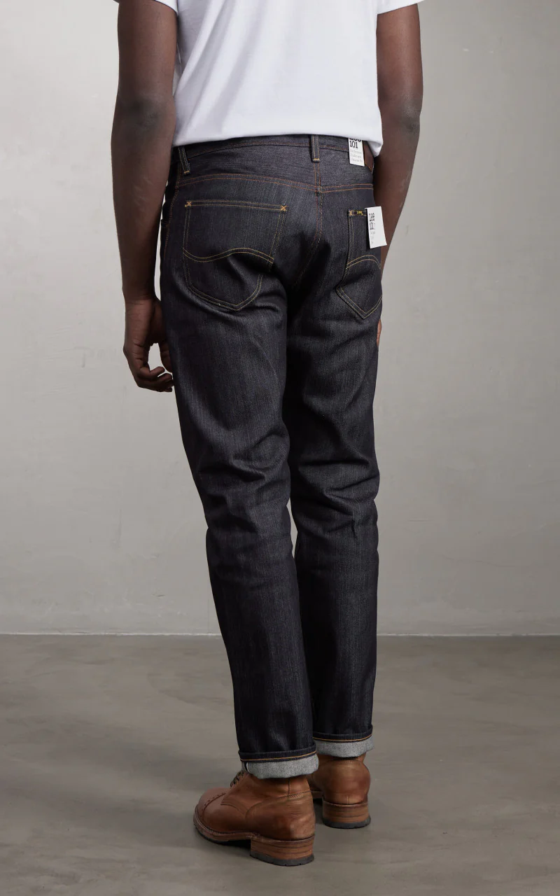 Lee 101 101 Z Jeans Dry Selvedge Indigo 14.75oz - Image 5