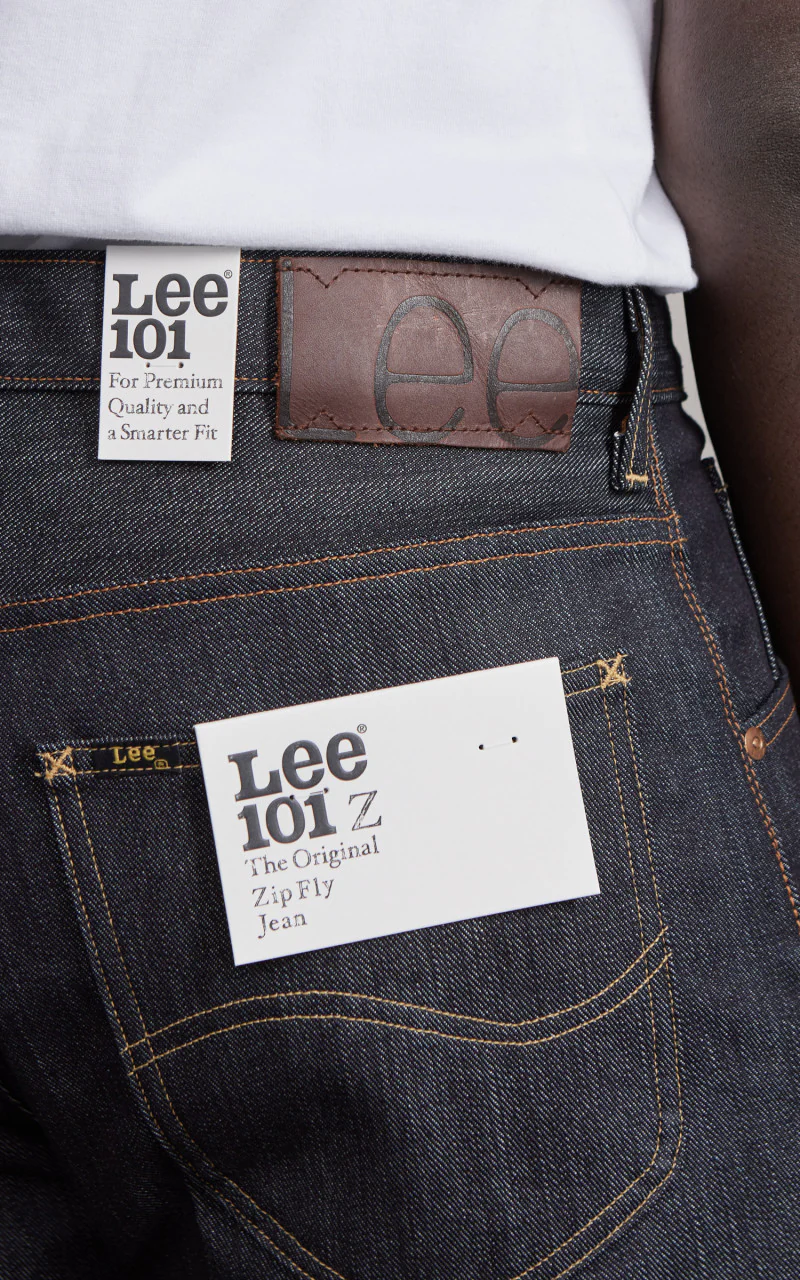 Lee 101 101 Z Jeans Dry Selvedge Indigo 14.75oz - Image 7