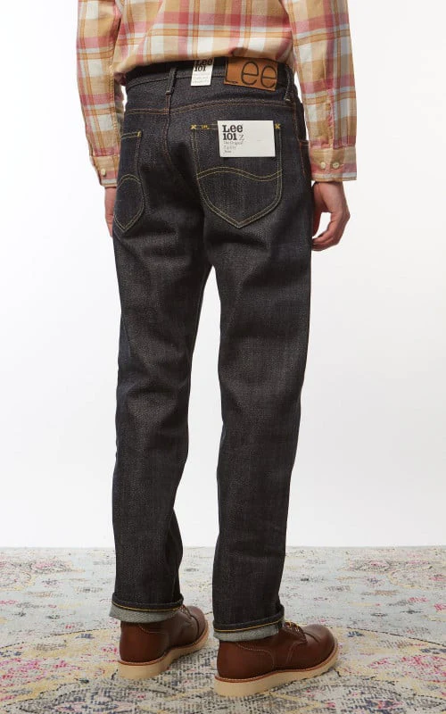 Lee 101 101 Z Jeans Dry Selvedge Indigo 21oz - Image 7