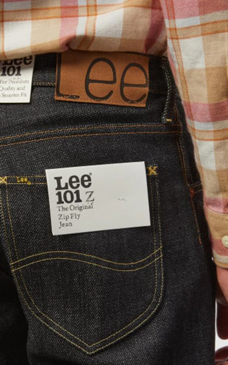 Lee 101 101 Z Jeans Dry Selvedge Indigo 21oz - Image 8