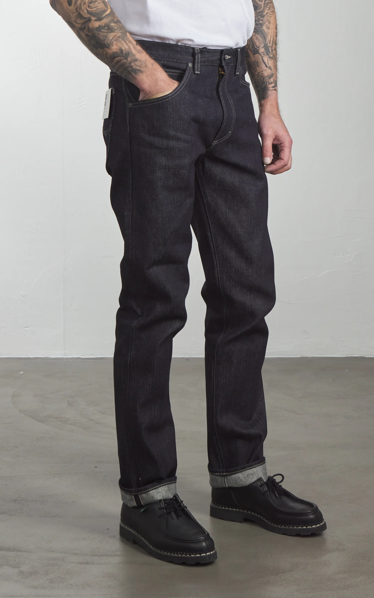 Lee 101 101 Z Jeans Selvedge Dry Heavyweight Blue 17oz - Image 4