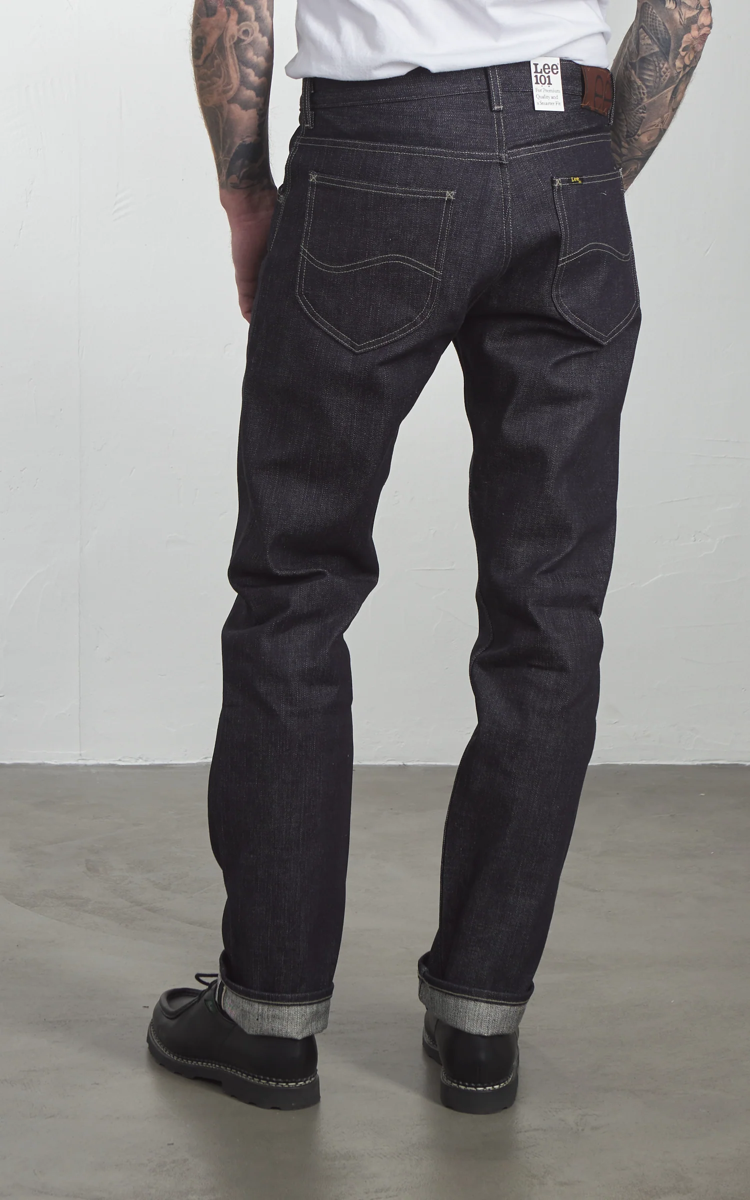 Lee 101 101 Z Jeans Selvedge Dry Heavyweight Blue 17oz - Image 5