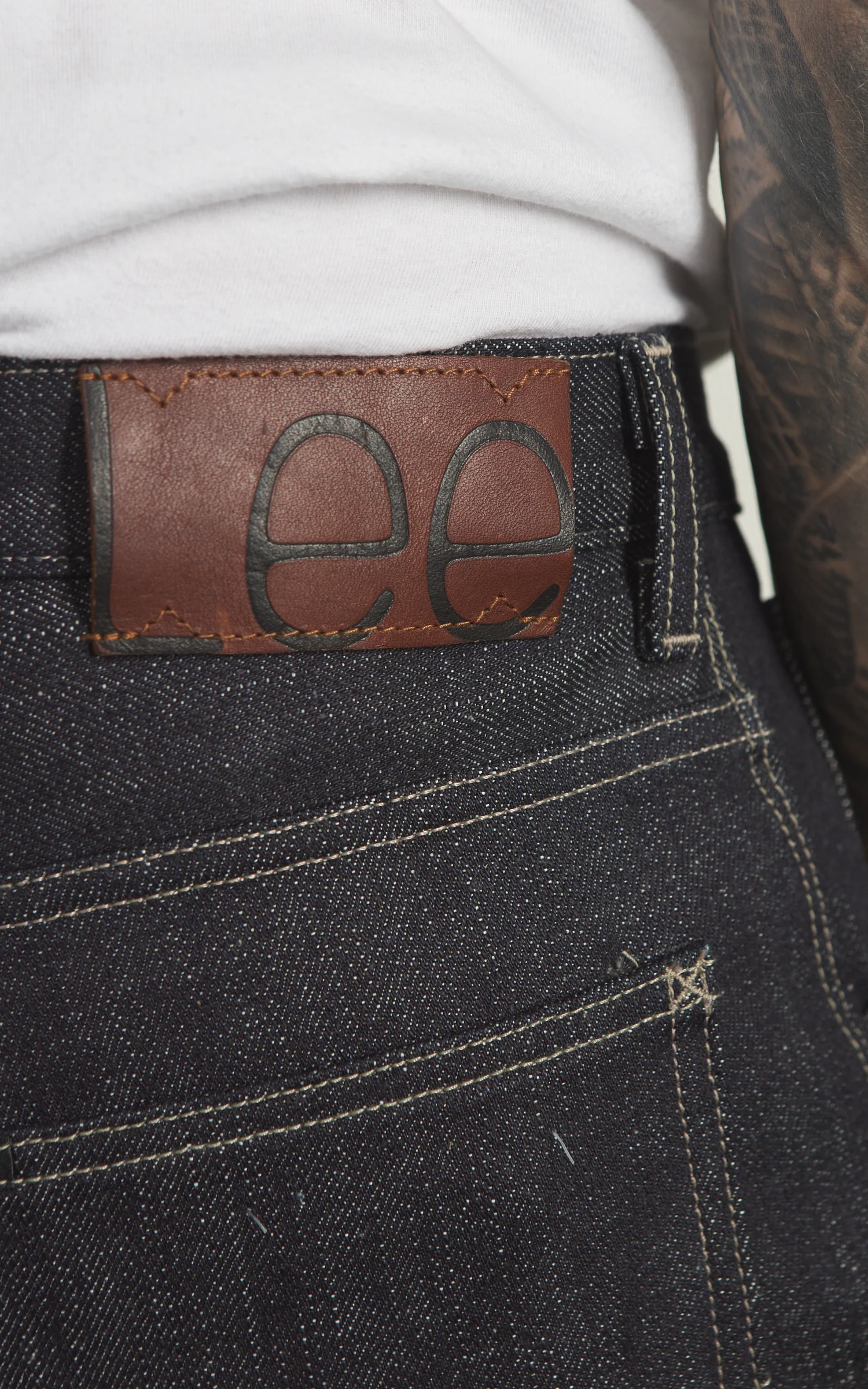 Lee 101 101 Z Jeans Selvedge Dry Heavyweight Blue 17oz - Image 6