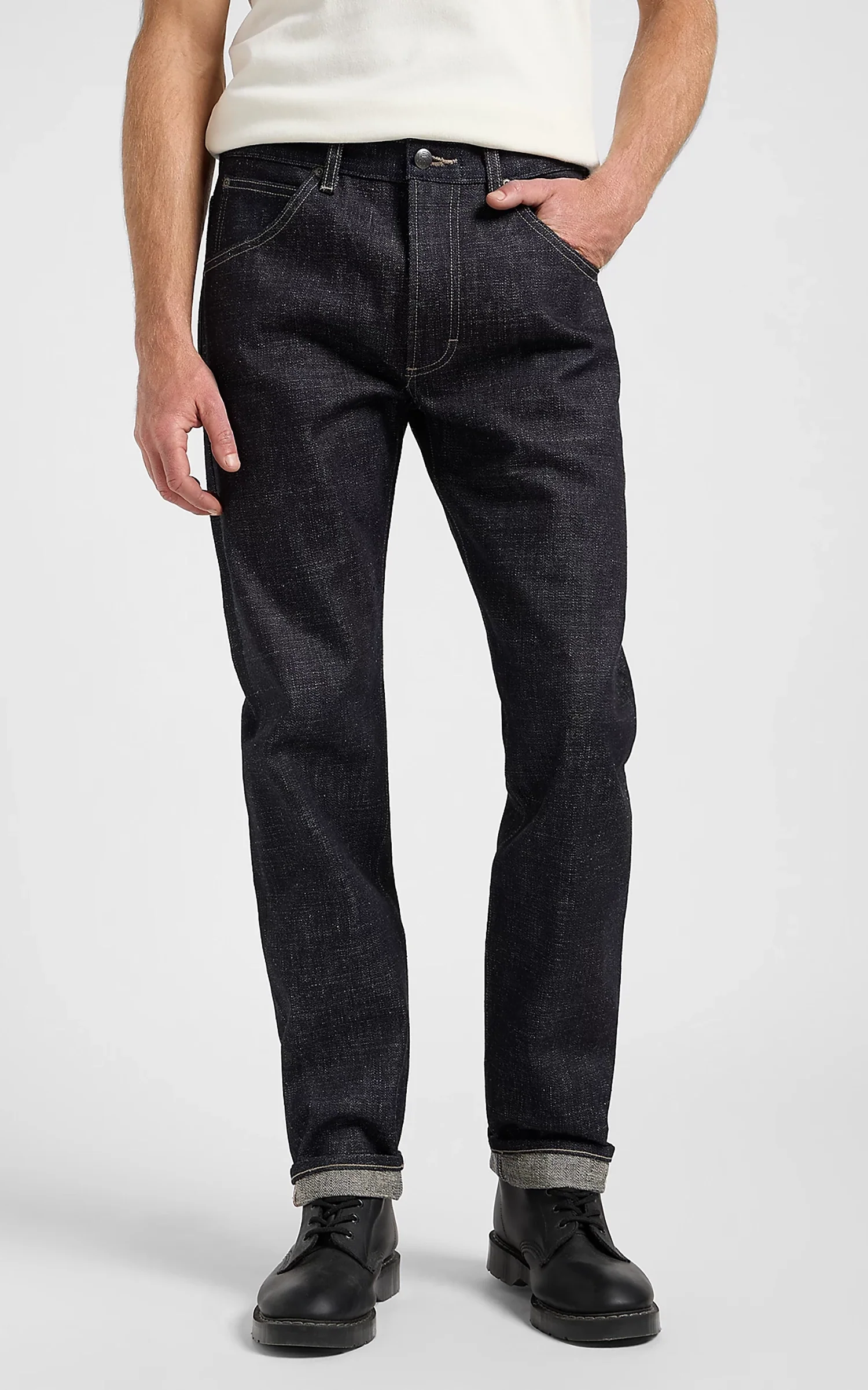 Lee 101 101 Z Jeans Selvedge Dry Heavyweight Blue 17oz - Image 8
