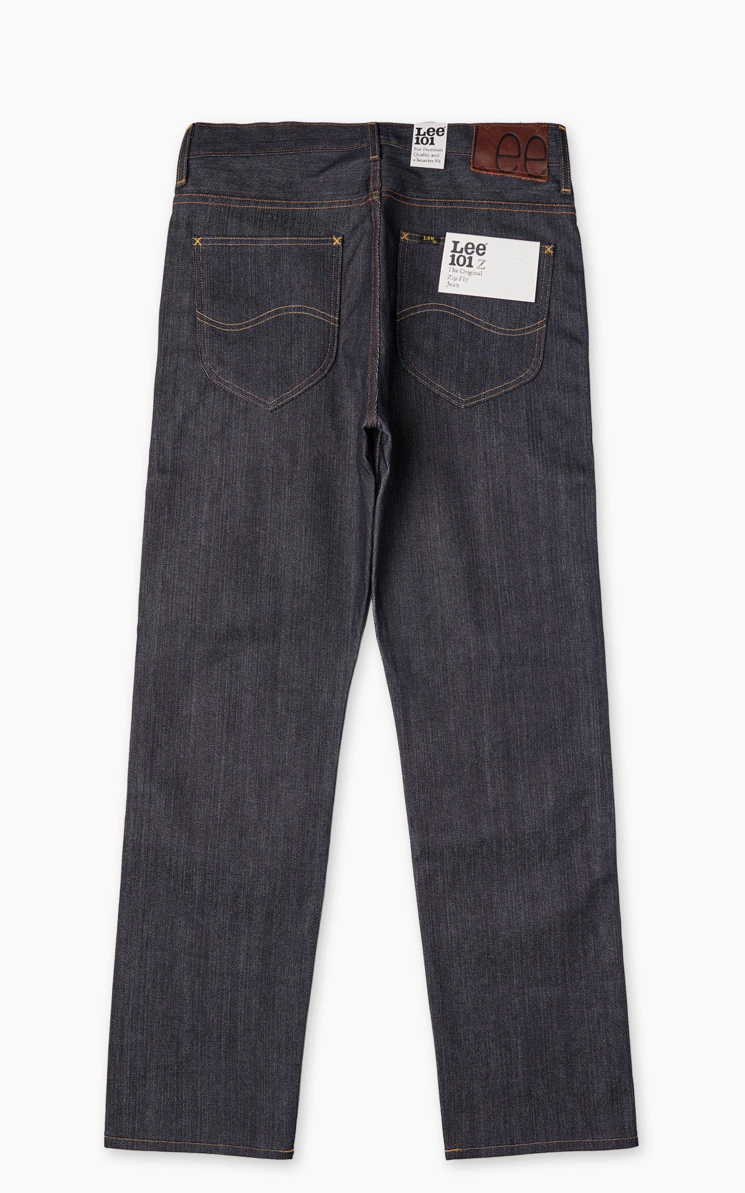 Lee 101 101 Z Regular Jean Selvedge Dry Blue 14.75oz - Image 6