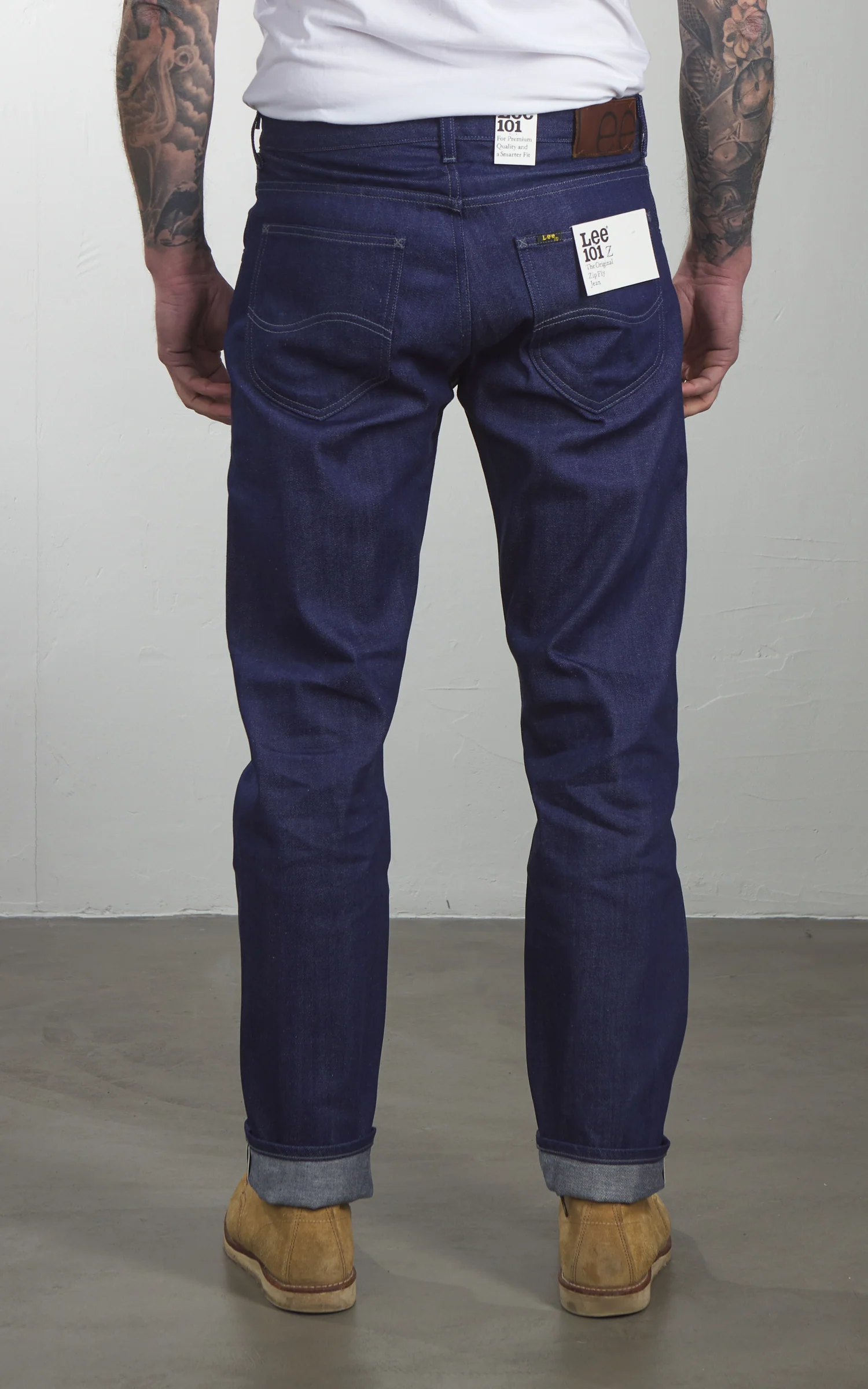 Lee 101 101 Z Regular Jean Selvedge Dry Red Cast 11.5oz - Image 4
