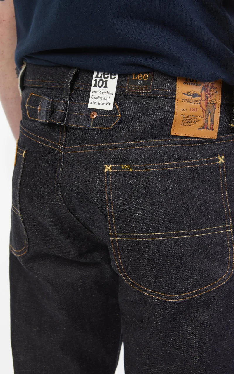 Lee 101 131 Cowboy Pant Dry Indigo 14oz - Image 7