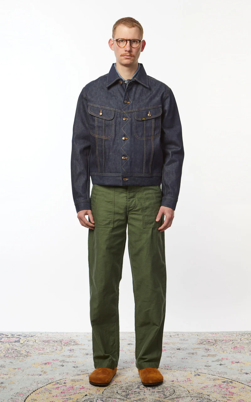 Lee 101 50s Rider Jacket Dry Indigo 13oz - Image 2