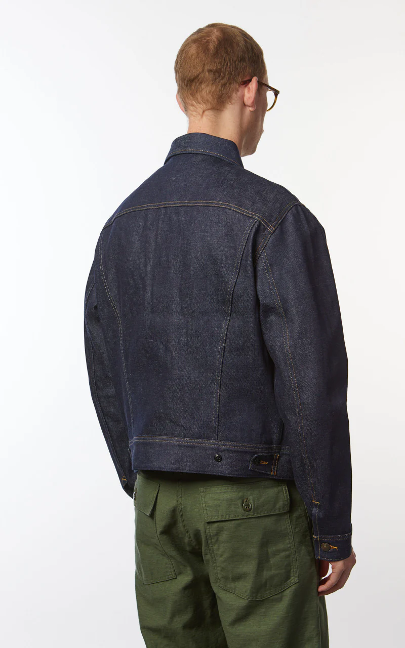 Lee 101 50s Rider Jacket Dry Indigo 13oz - Image 8