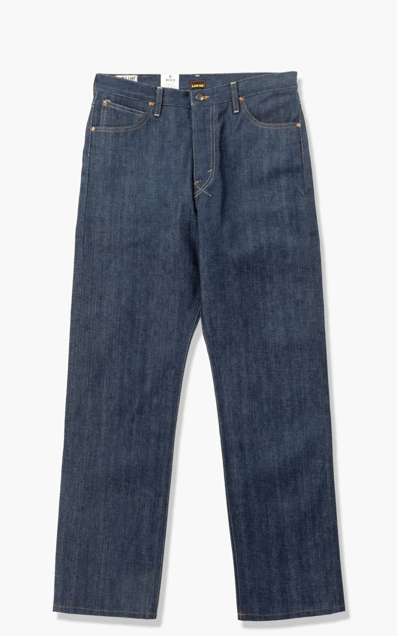 Lee 101 50s Rider Jeans Dry Selvage Natural Indigo 13oz