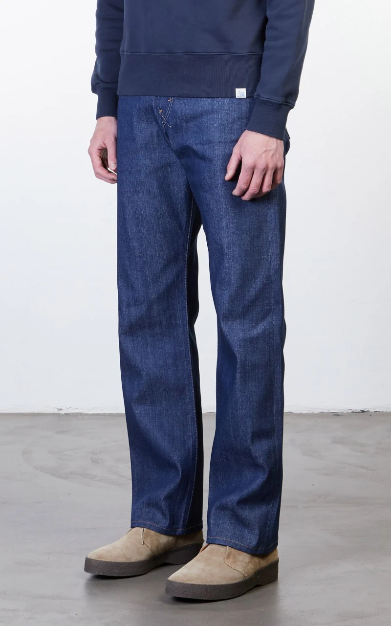 Lee 101 50s Rider Jeans Dry Selvage Natural Indigo 13oz - Image 3