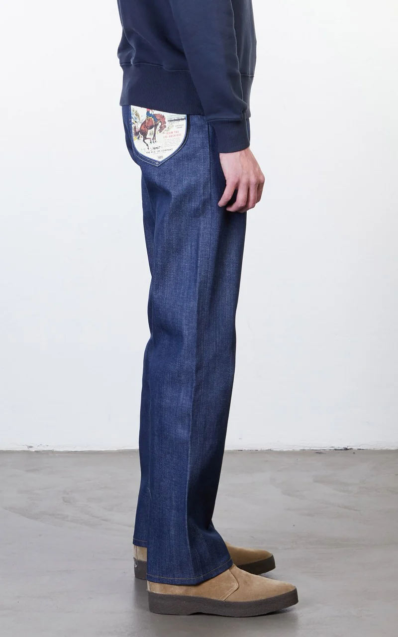 Lee 101 50s Rider Jeans Dry Selvage Natural Indigo 13oz - Image 5