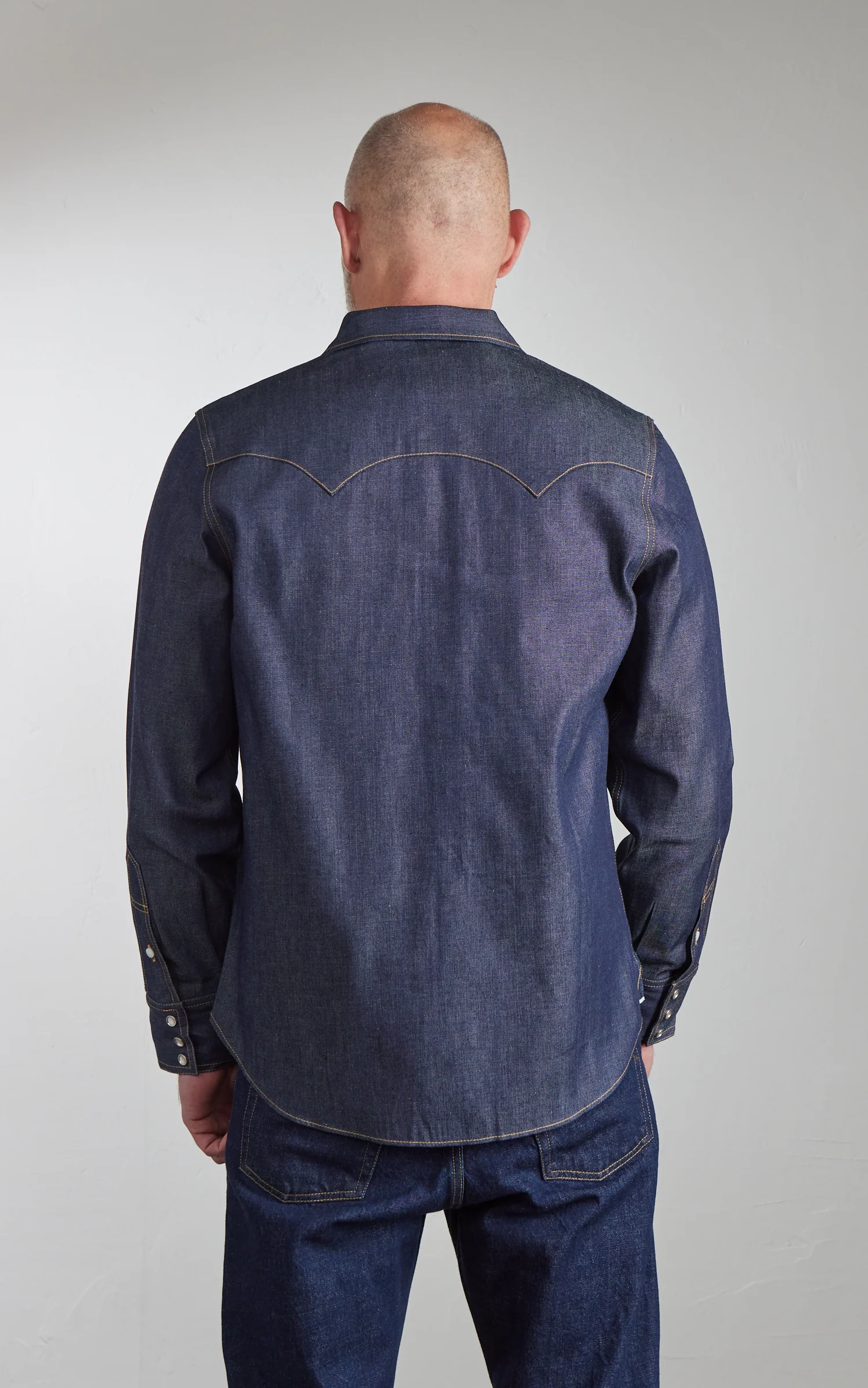 Lee 101 50s Western Shirt Dry Blue - Image 5