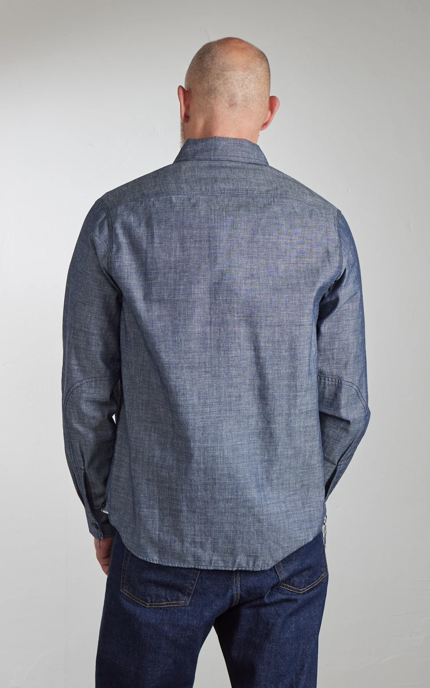 Lee 101 Heritage Workwear Shirt Dry Blue - Image 6