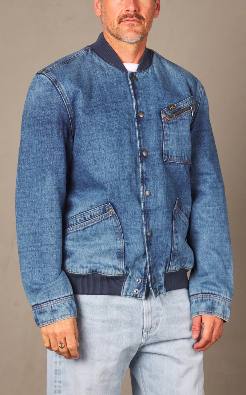 Lee 101 70s Lined Loco Jacket Selvedge Heated Summer - Image 2