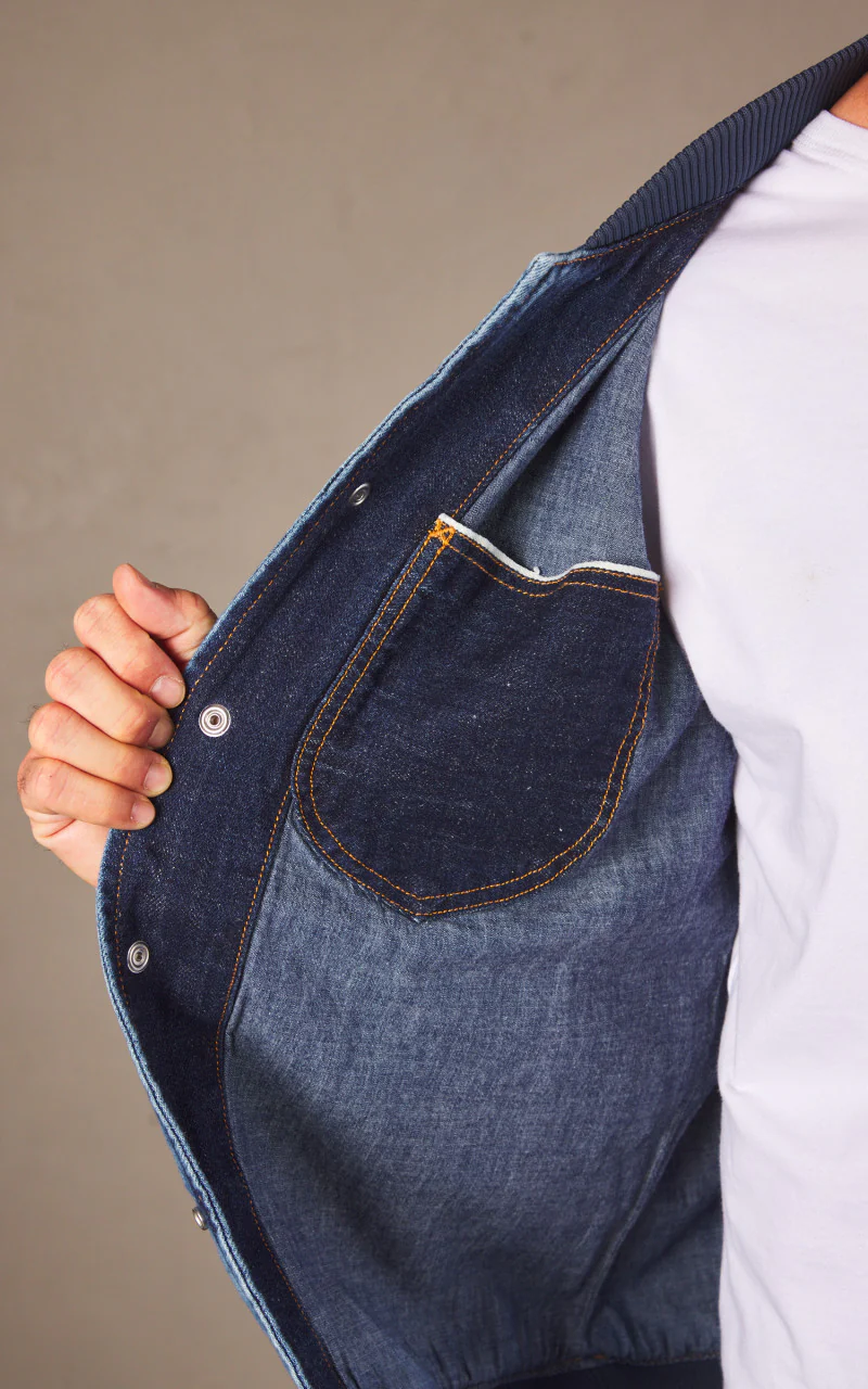 Lee 101 70s Lined Loco Jacket Selvedge Heated Summer - Image 5