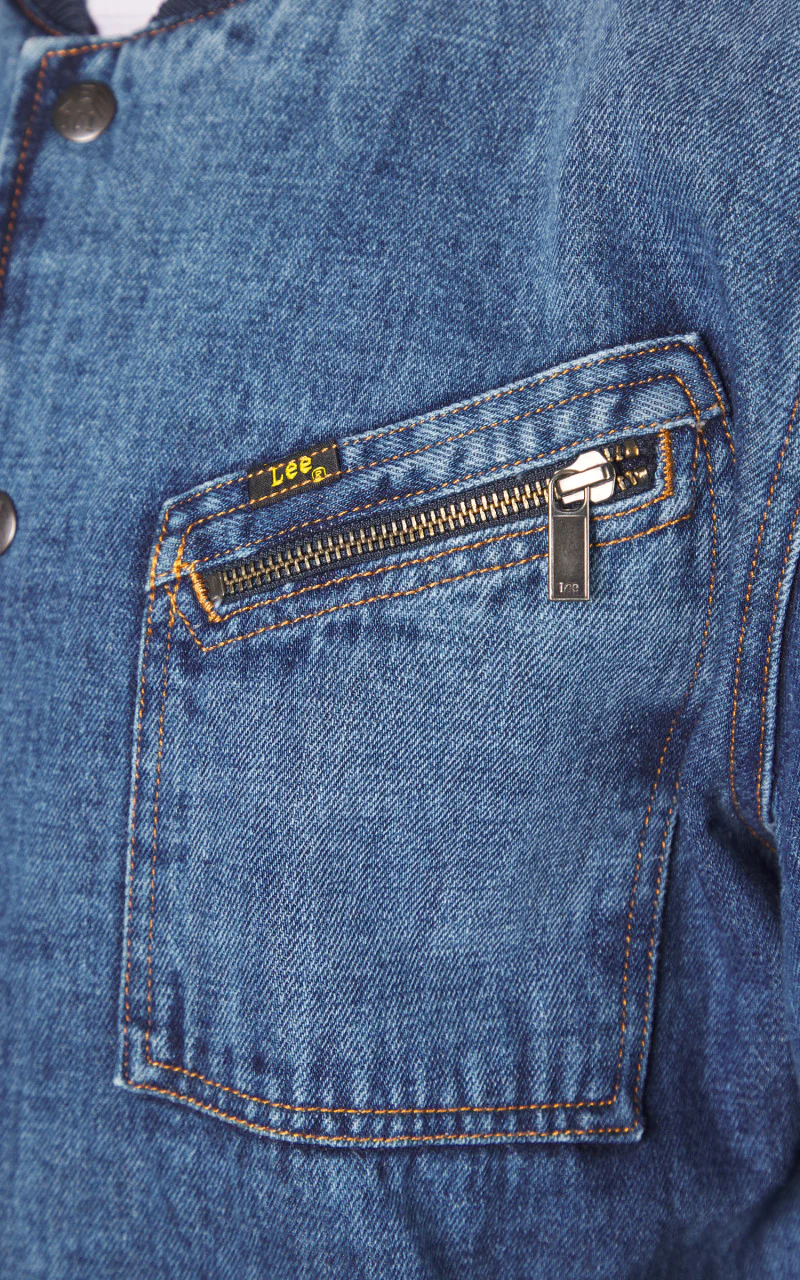 Lee 101 70s Lined Loco Jacket Selvedge Heated Summer - Image 7
