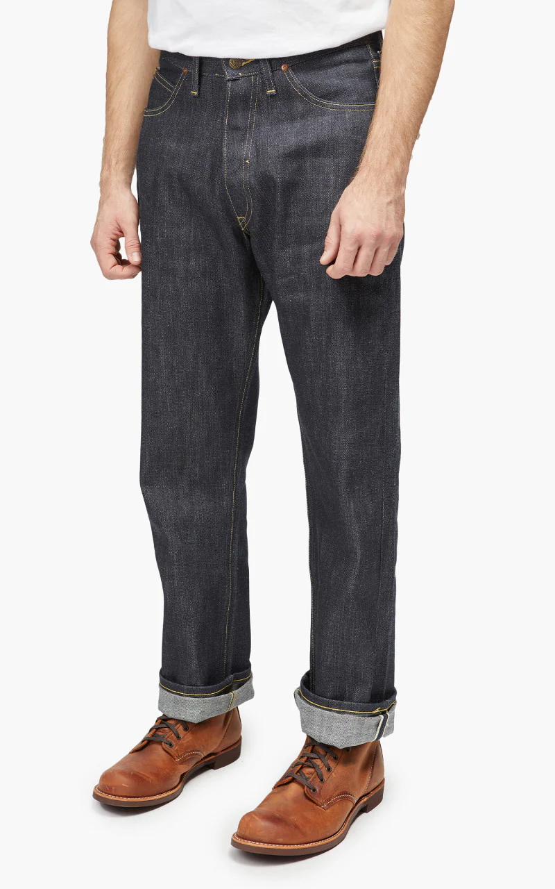Lee 101 "The Archives" 1954 Rider Jeans 101B Dry Indigo 13.75oz - Image 4