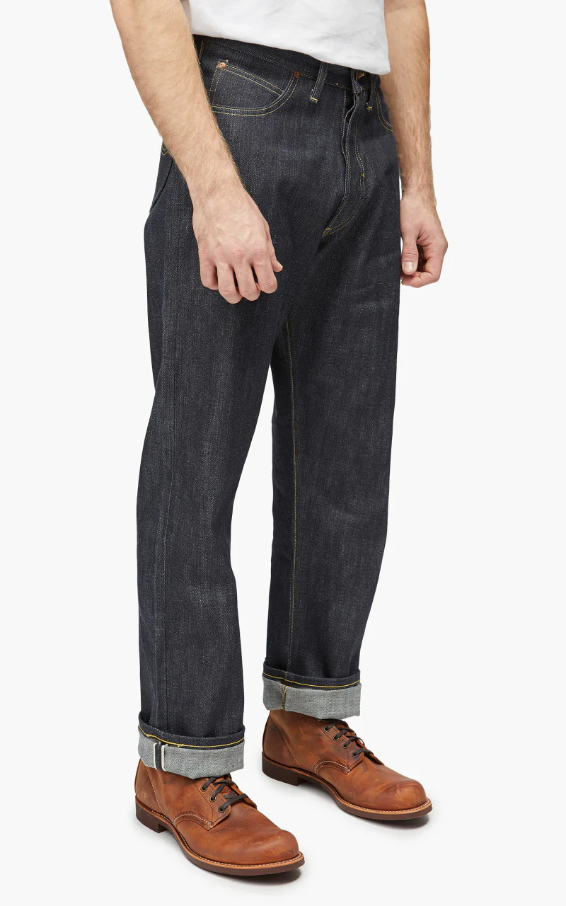 Lee 101 "The Archives" 1954 Rider Jeans 101B Dry Indigo 13.75oz - Image 5