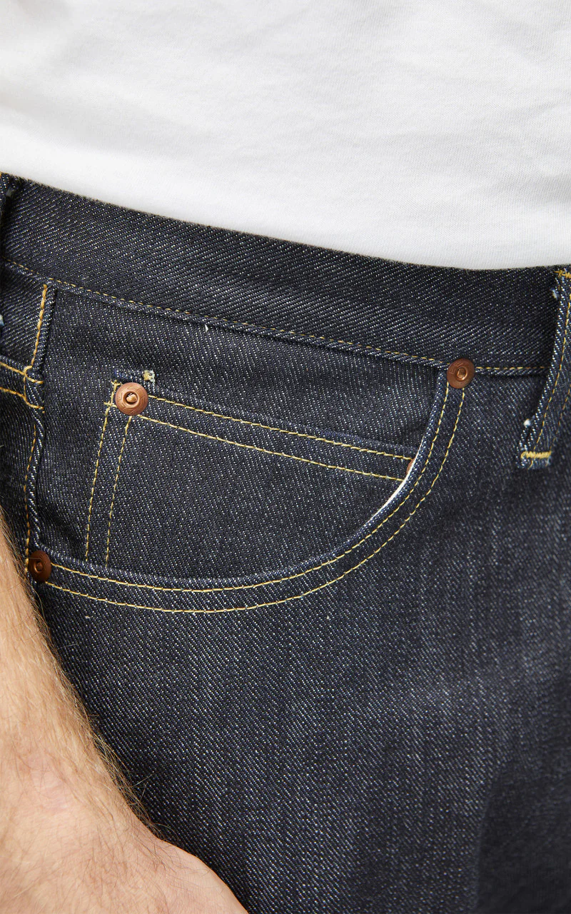 Lee 101 "The Archives" 1954 Rider Jeans 101B Dry Indigo 13.75oz - Image 8