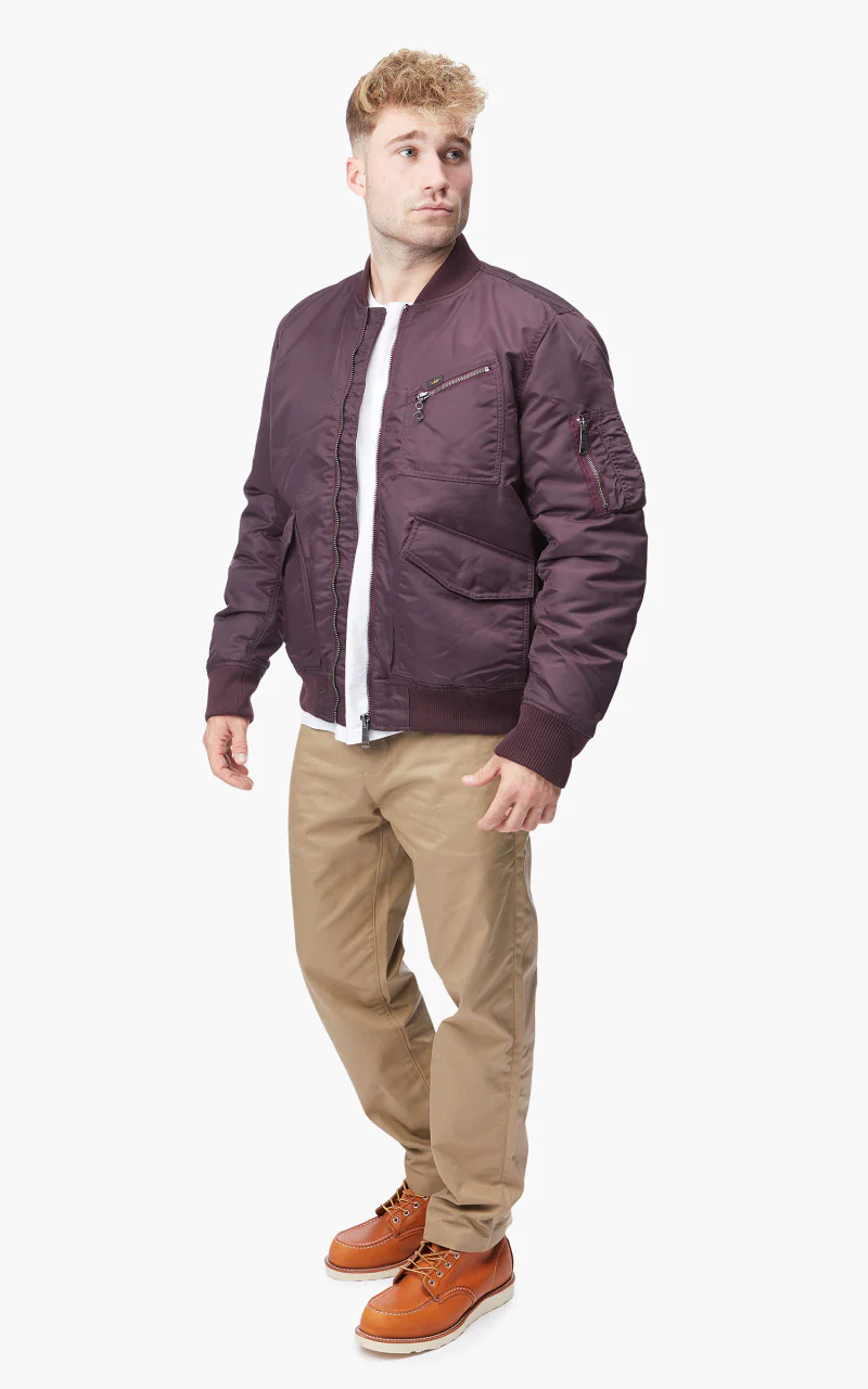 Lee Bomber Jacket Velvet Beet - Image 8