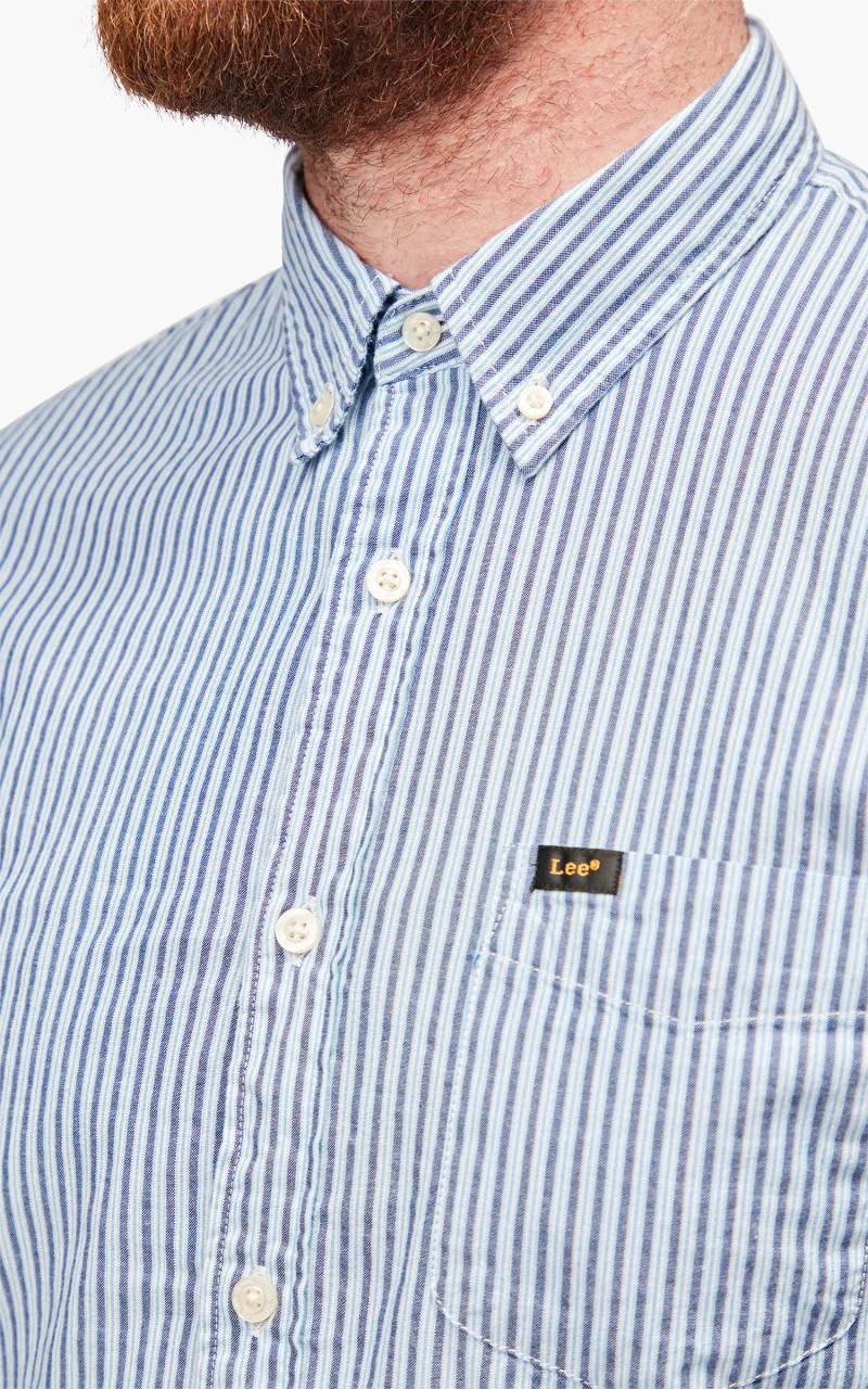 Lee Button Down Shirt Anthem Blue - Image 3