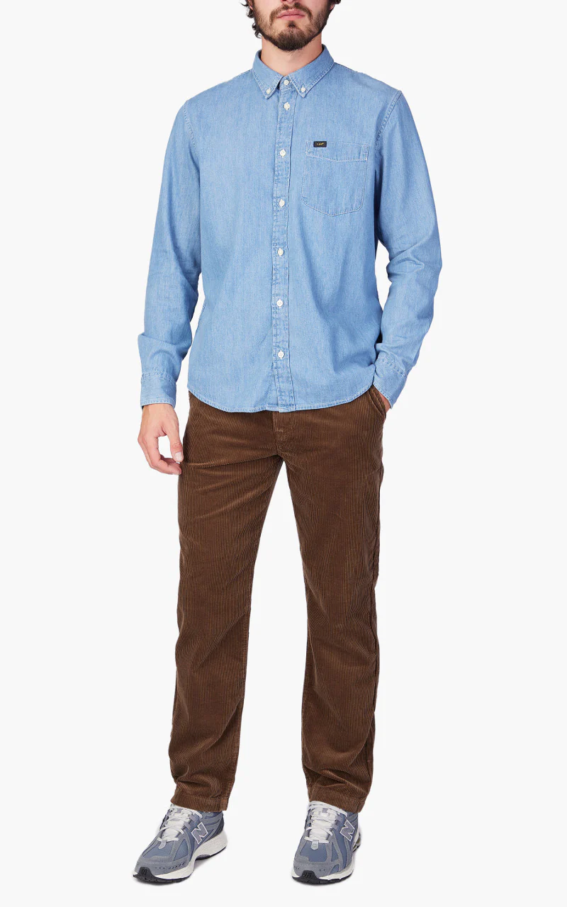 Lee Button Down Shirt Shasta Blue - Image 2