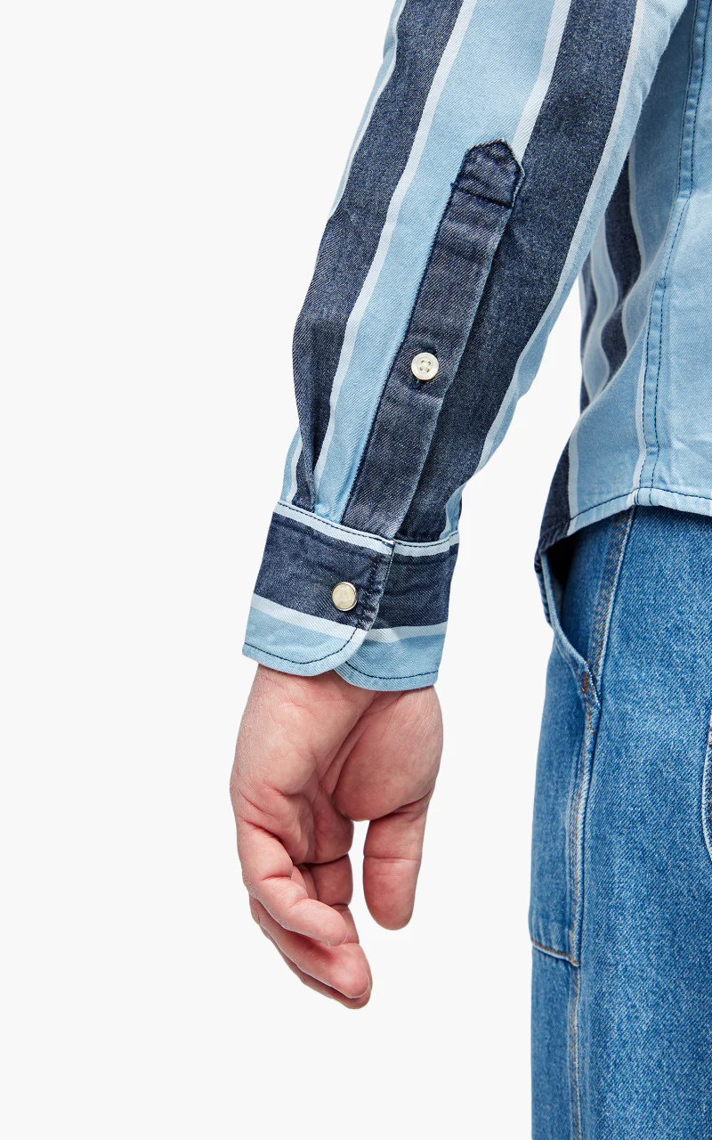 Lee Clean Western Shirt Indigo - Image 5