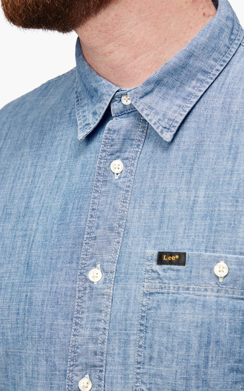 Lee Leesure Shirt Navy - Image 3