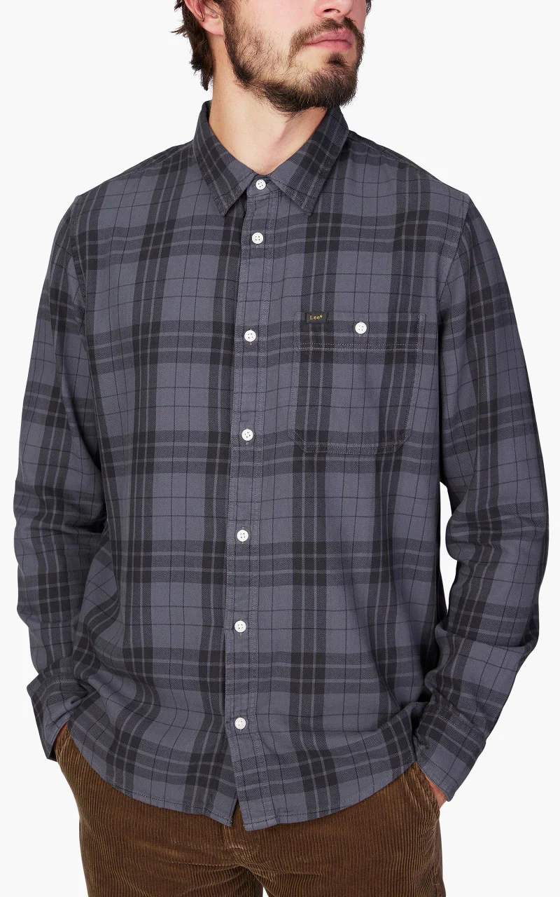 Lee Leesure Shirt Taint Grey - Image 2