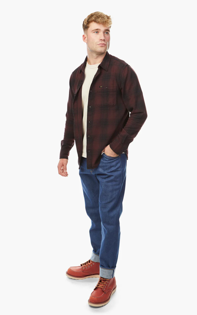 Lee Leesure Shirt Velvet Beet - Image 8