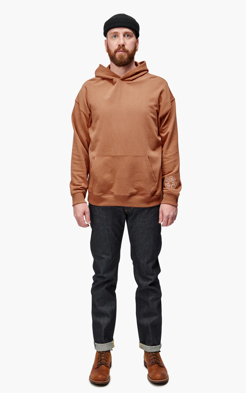 Lee Loose Print Hoodie Cider - Image 2